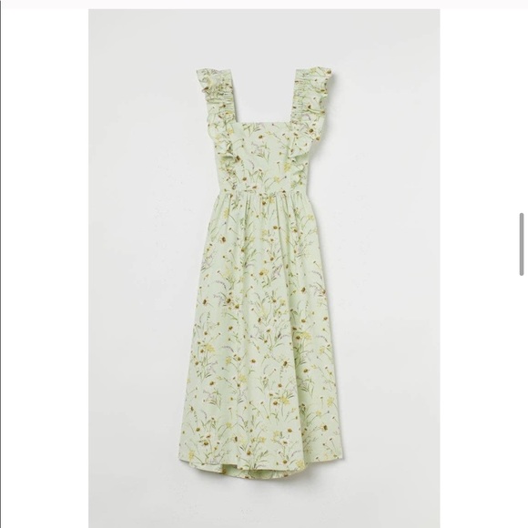 H&M Wildflower Collection Floral Poplin Dress - Picture 8 of 8